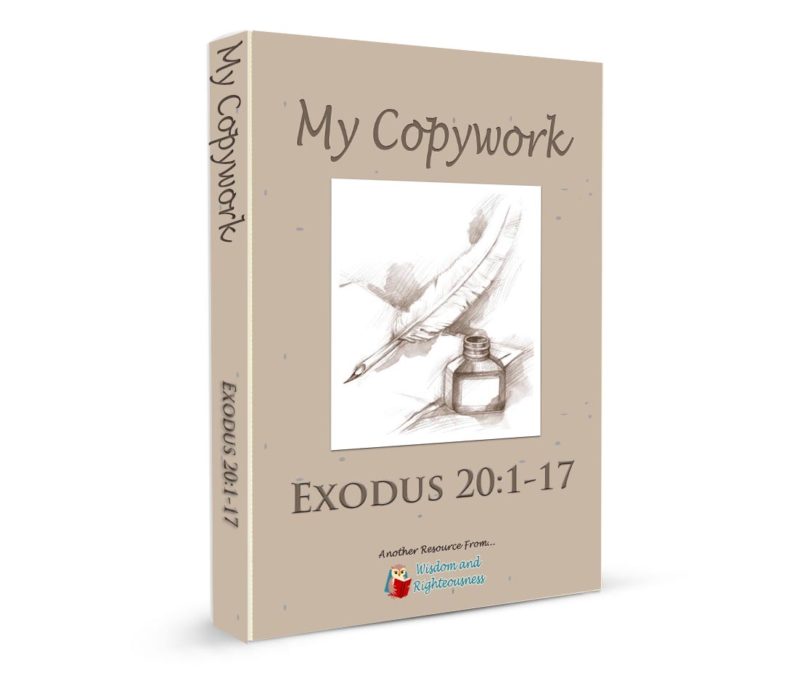 Exodus Copywork